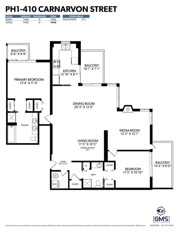 New Westminster, BC V3L 5N9,410 Carnarvon ST #PH1