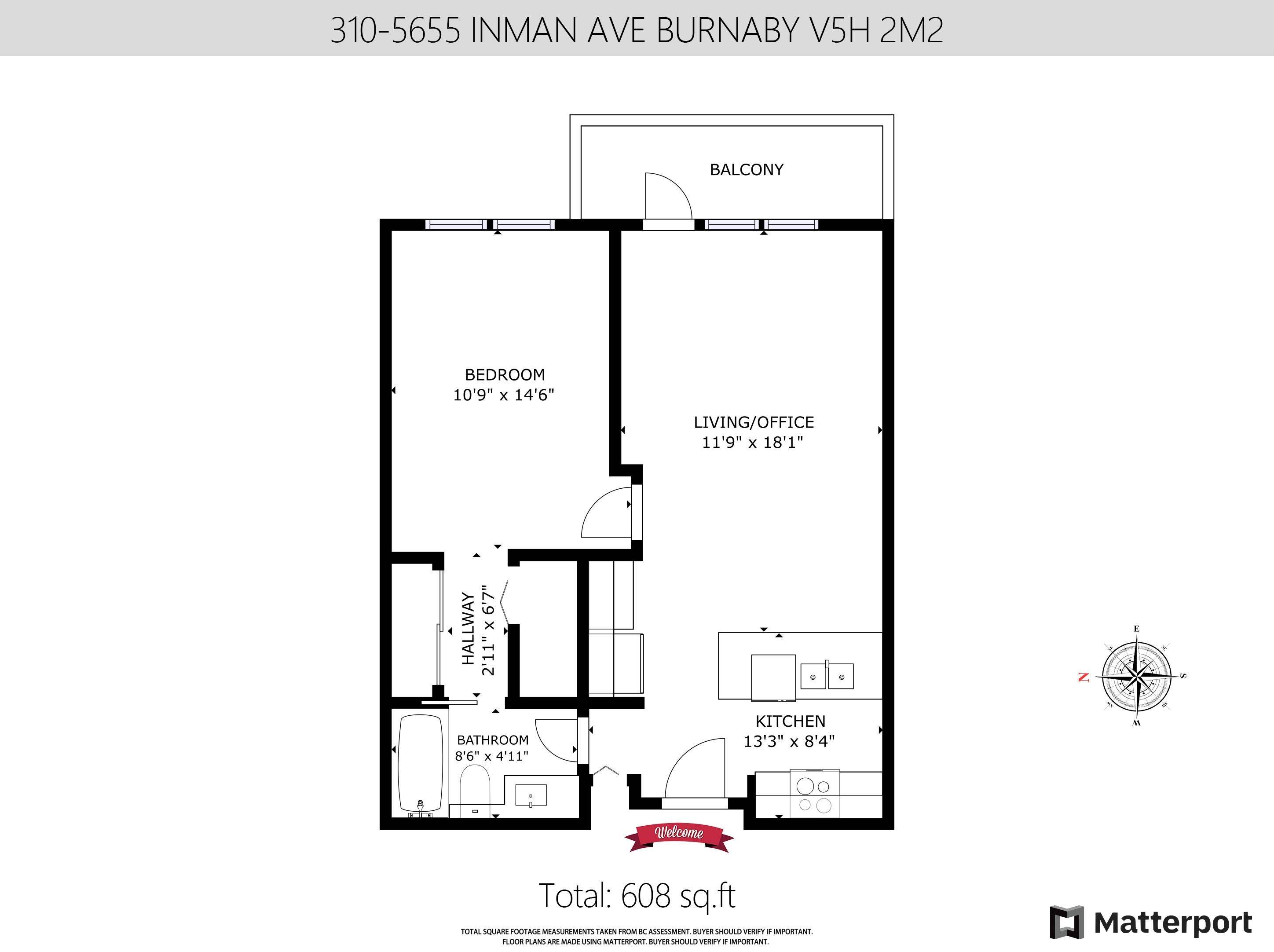 5655 Inman AVE #310, Burnaby, BC V5H 2M2