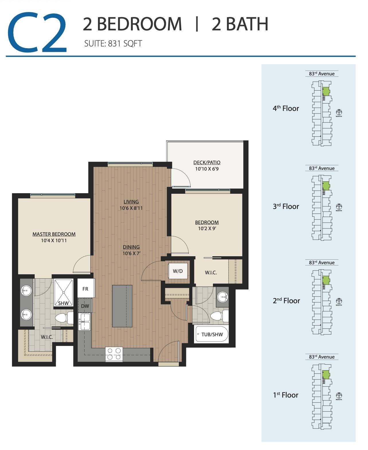 Langley, BC V2Y 2C4,20932 83 AVE #120