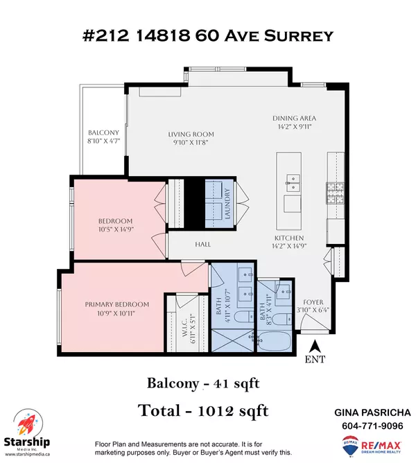 Surrey, BC V3S 0B5,14818 60 AVE #212