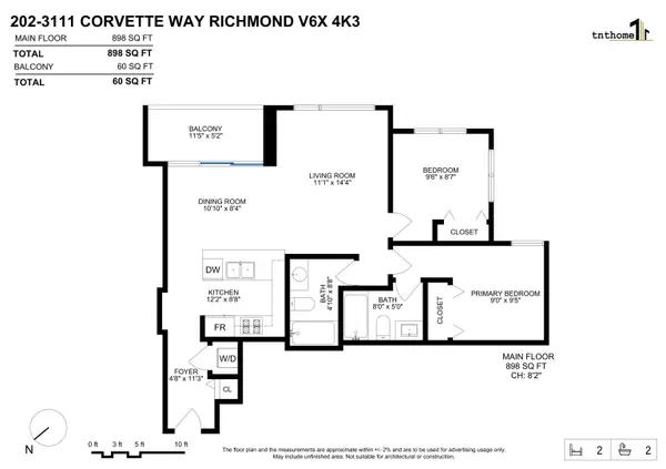 Richmond, BC V6X 4K3,3111 Corvette WAY #202