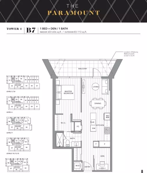 6320 No. 3 RD #602, Richmond, BC V6Y 0L5