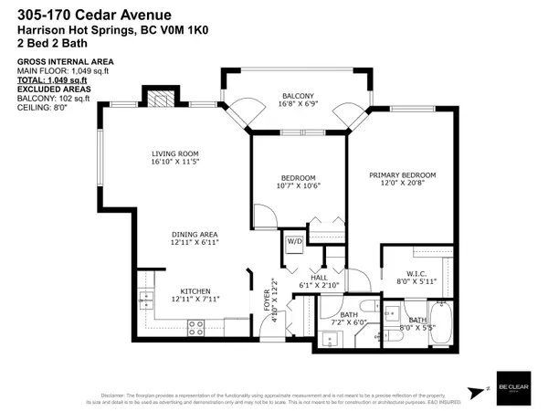 Harrison Hot Springs, BC V0H 1K0,170 Cedar AVE #305