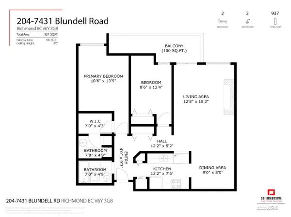 Richmond, BC V6Y 3G8,7431 Blundell RD #204