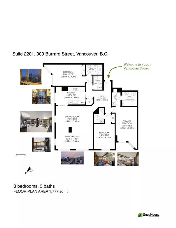 Vancouver, BC V6Z 2N2,909 Burrard ST #2201