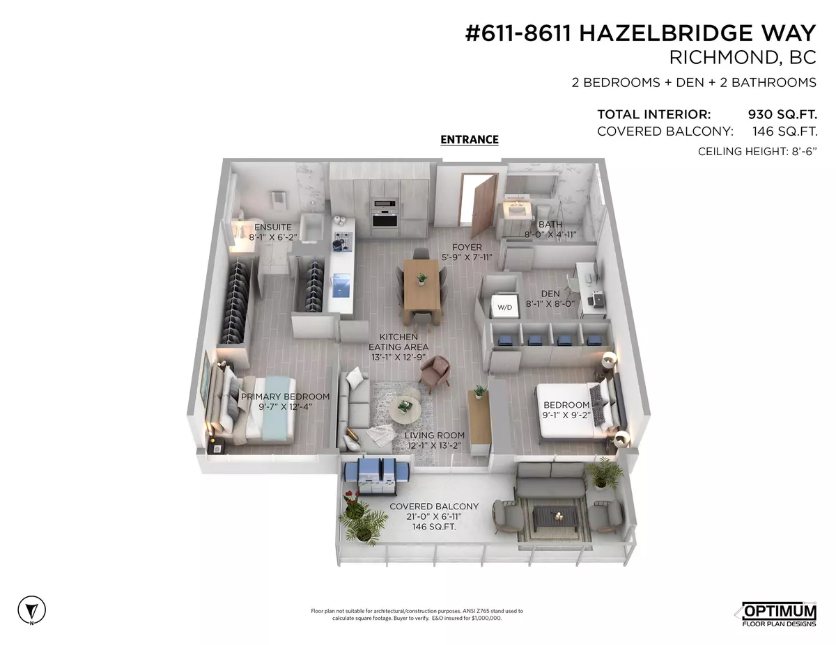 Richmond, BC V6X 0W8,8611 Hazelbridge WAY #611