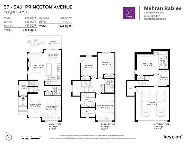 Coquitlam, BC V3E 0M2,3461 Princeton AVE #37