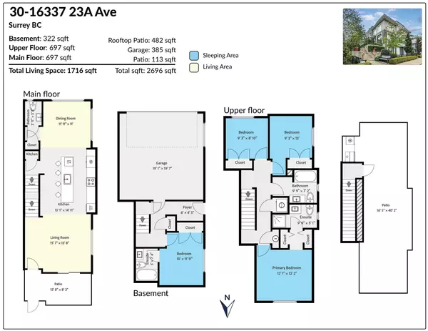 Surrey, BC V3Z 0S3,16337 23a AVE #30