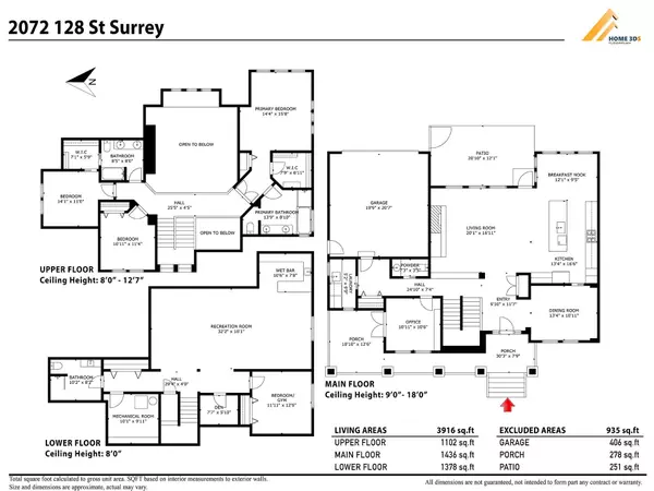 Surrey, BC V4A 3V6,2072 128 ST