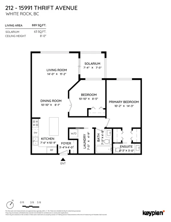 White Rock, BC V4B 2M9,15991 Thrift AVE #212