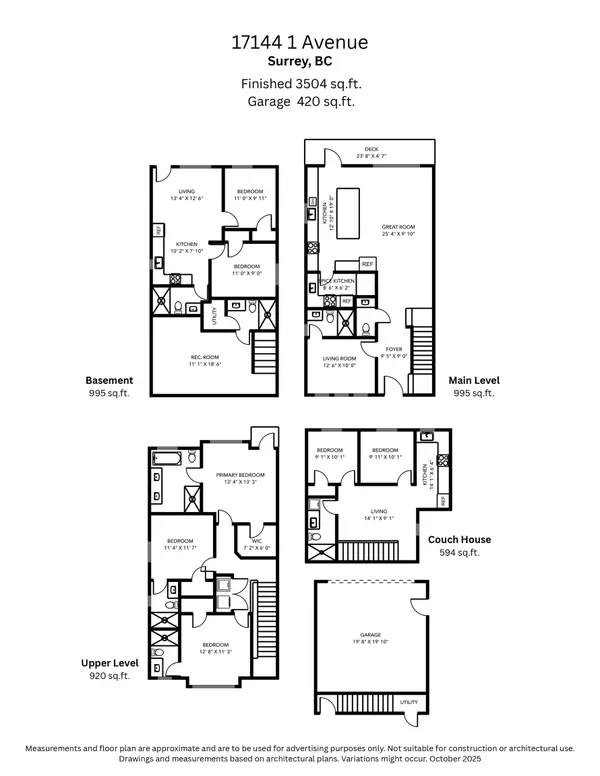 Surrey, BC V3Z 9R2,17144 1 AVE