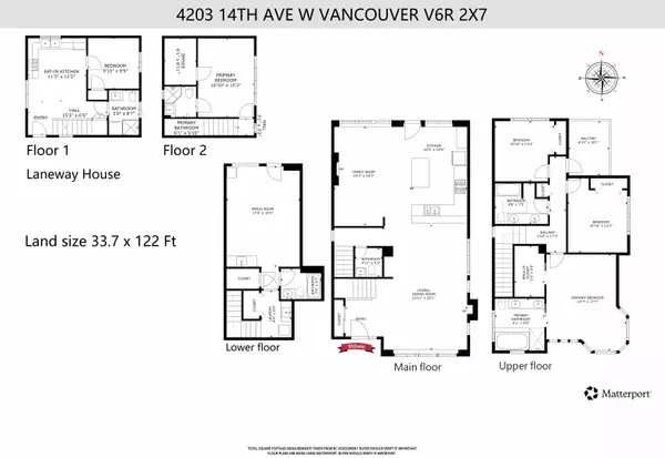 Vancouver, BC V6R 2X7,4203 W 14th AVE