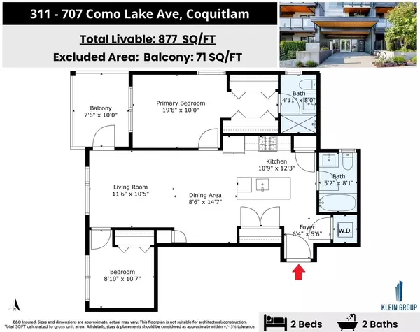 Coquitlam, BC V3J 0J5,707 Como Lake AVE #311