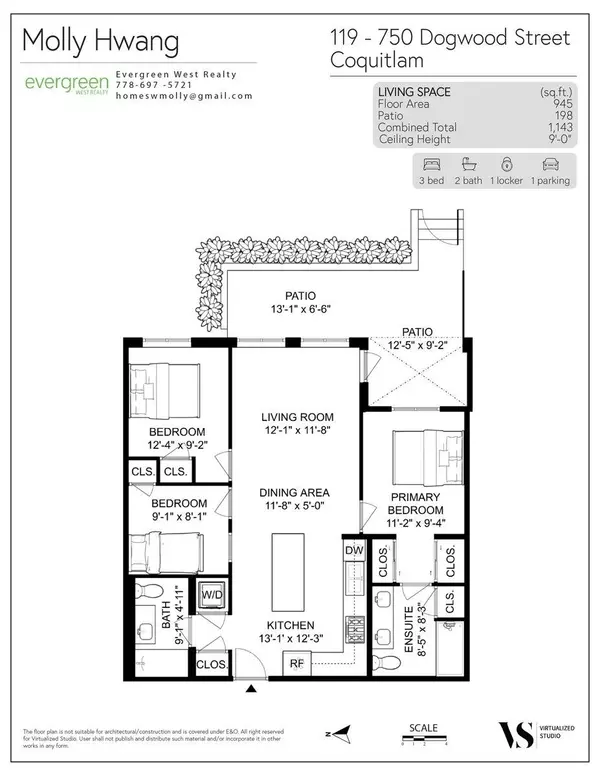 Coquitlam, BC V3J 0K6,750 Dogwood ST #119