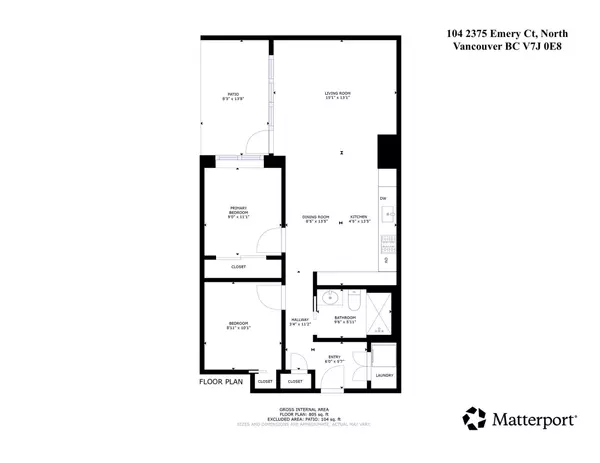 Vancouver, BC V7J 0E8,2375 Emery CT #104