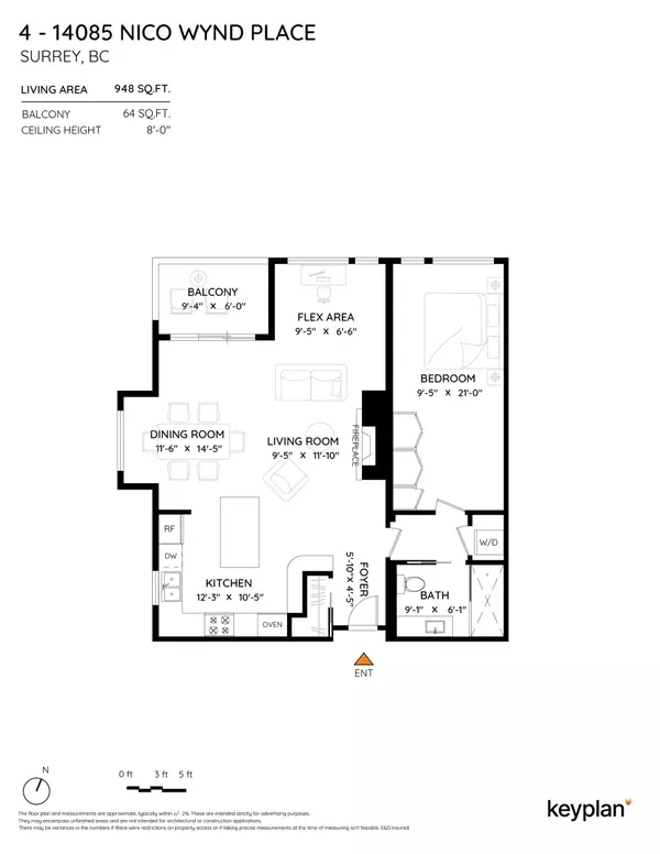 Surrey, BC V4P 1J2,14085 Nico Wynd PL #4