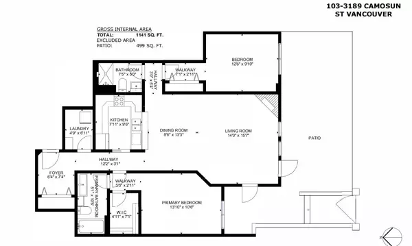 Vancouver, BC V6R 3X2,3189 Camosun ST #103