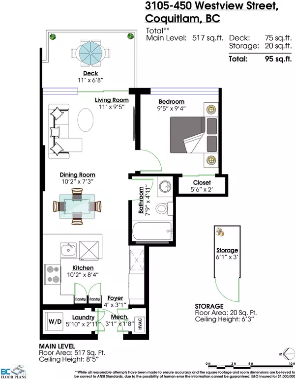 Coquitlam, BC V3K 6C3,450 Westview ST #3105