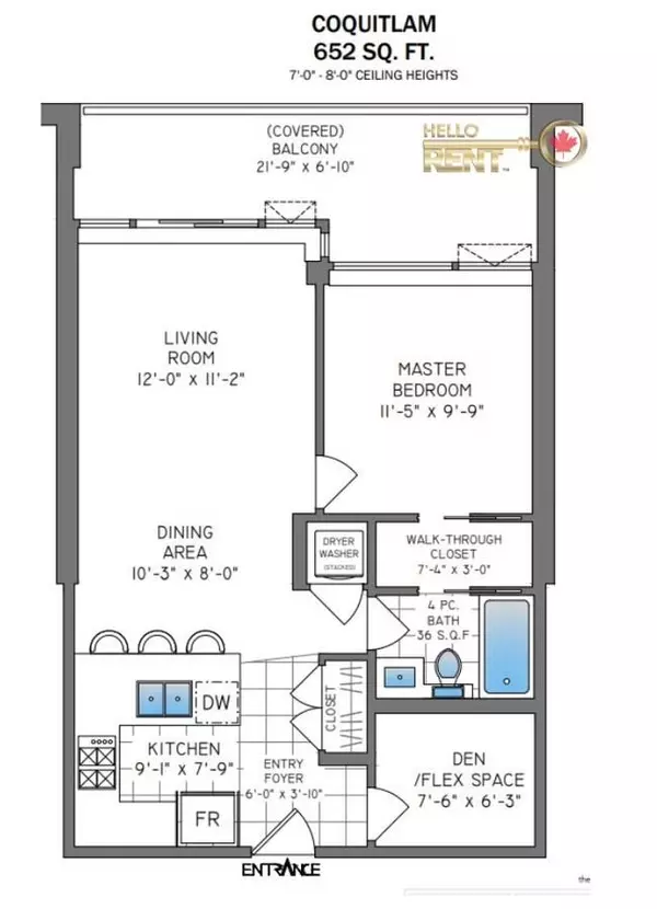Coquitlam, BC V3B 2P7,2978 Glen DR #2702