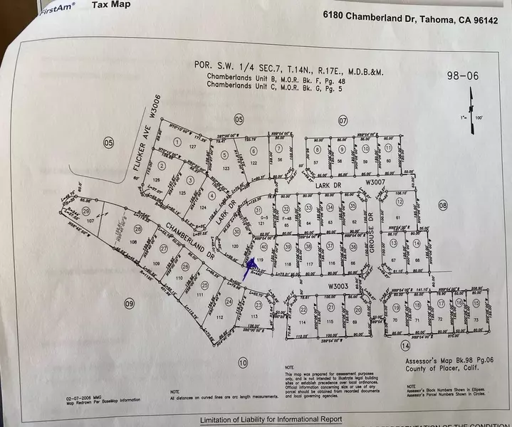 6180 Chamberland Drive, Homewood, CA 96161