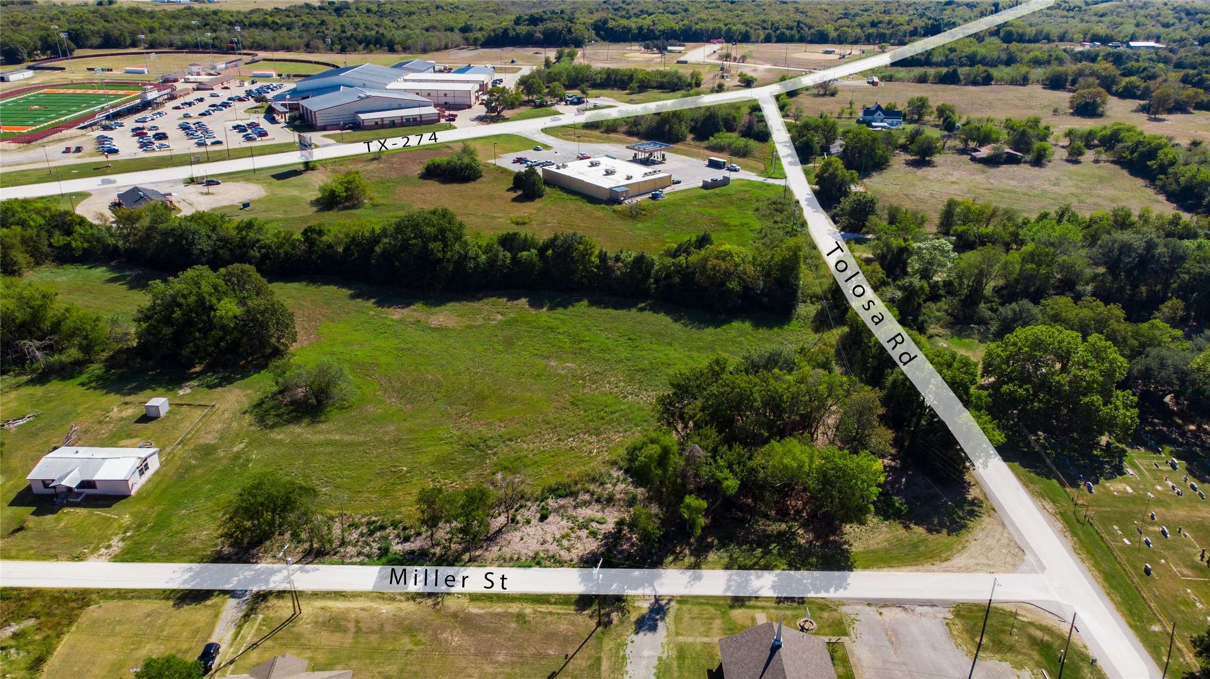 TBD Miller and Tolosa RD, Kemp, TX 75143