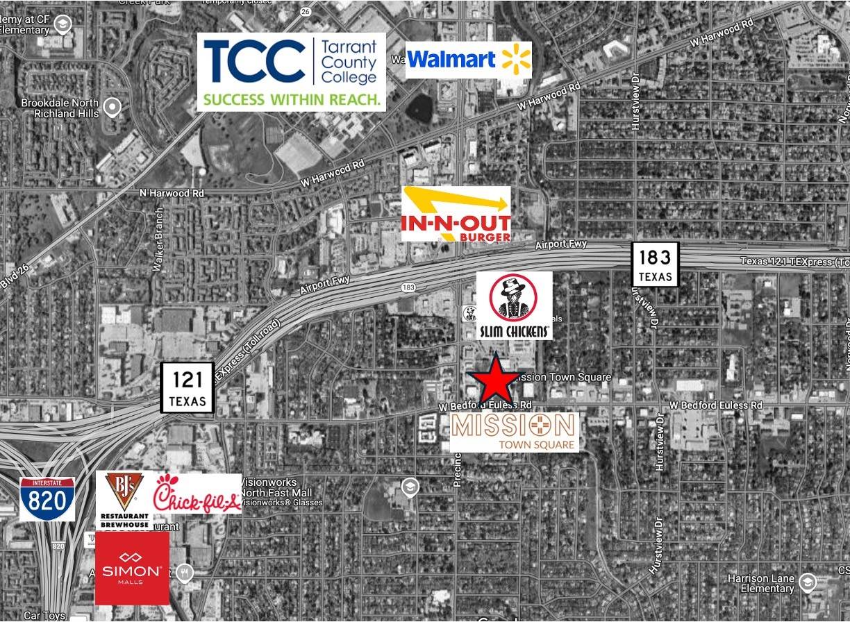 Hurst, TX 76053,760 W Bedford Euless RD #110