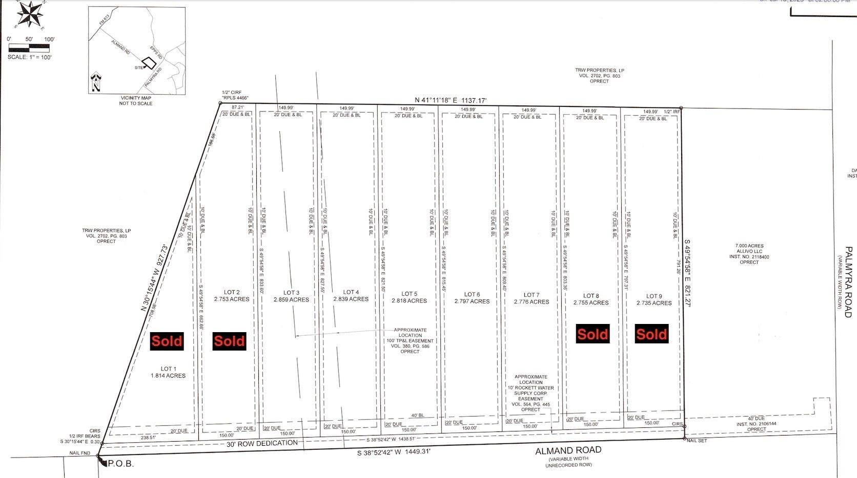 TBD Almand RD, Palmer, TX 75152