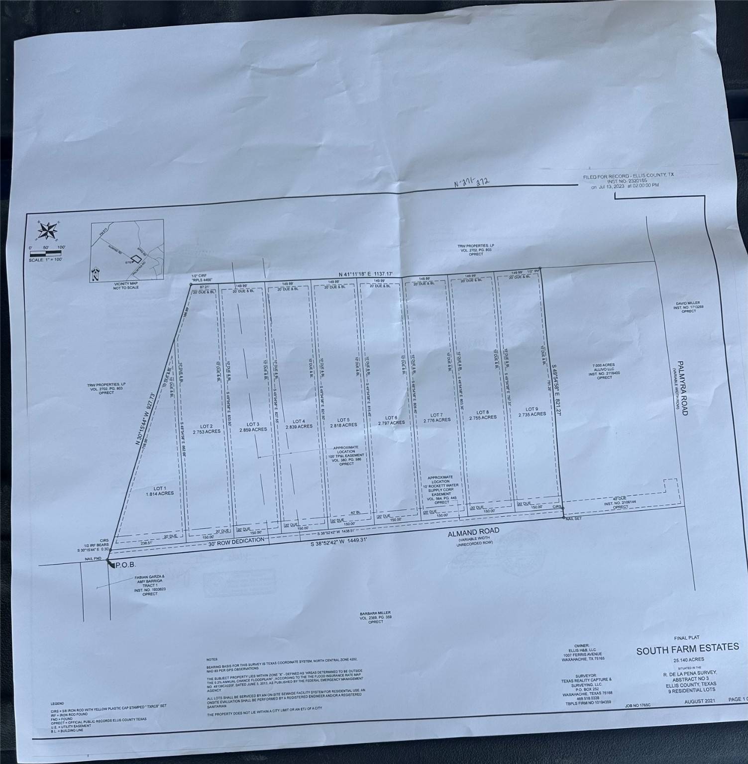 Palmer, TX 75152,TBD Almand RD