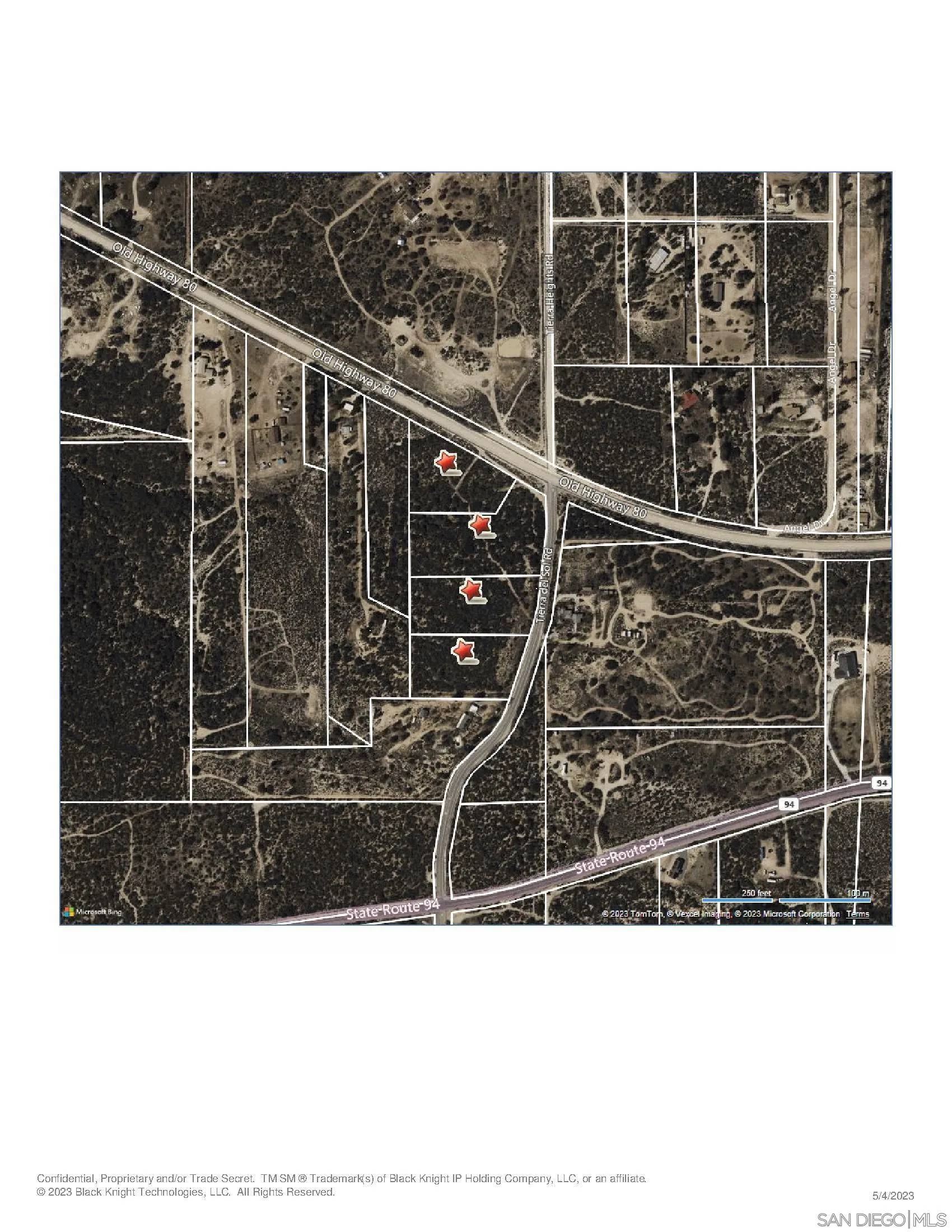 0 OLD Highway 80 and TIERRA DEL SOL LAND #610-061-27-00; 28-00;29-00; 30-00, Boulevard, CA 91905