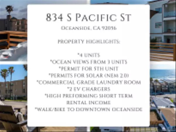 Oceanside, CA 92054,834 S Pacific
