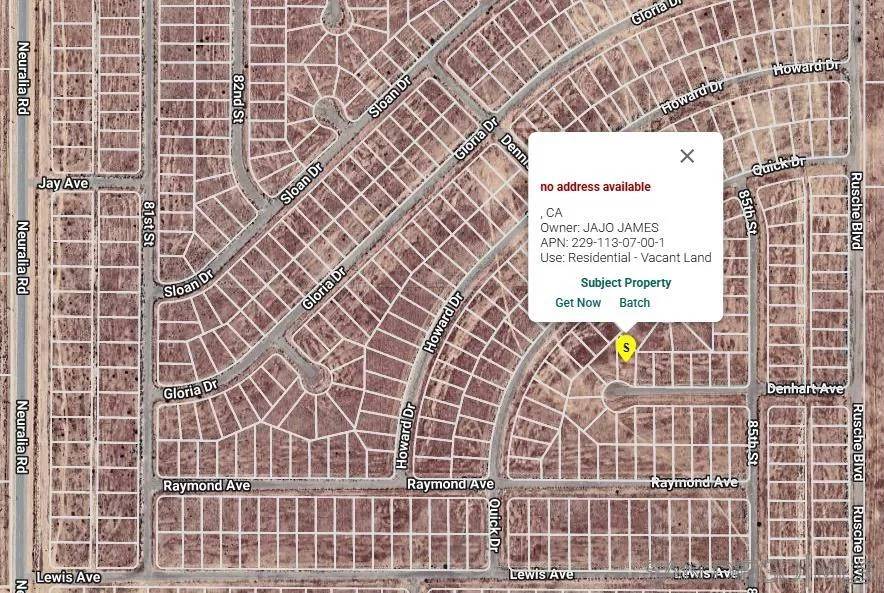 0 Denhart Ave #22911307001, California City, CA 93505