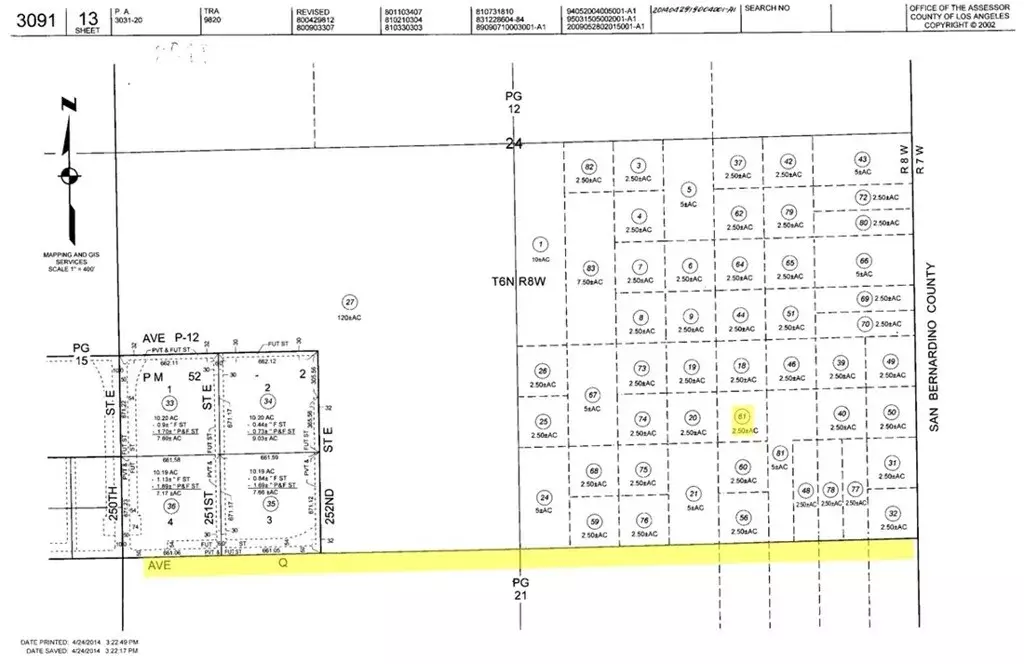 Black Butte, CA 93591,0 Avenue P14/257