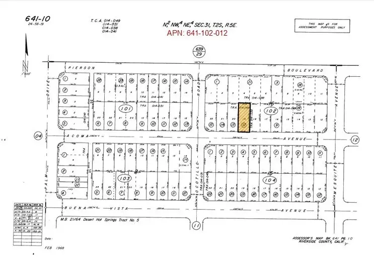 19 Acoma, Desert Hot Springs, CA 92240