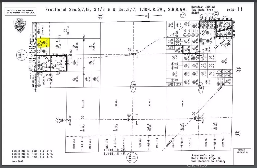 Hinkley, CA 92347,0 Holstead Parcel #0495-142-35