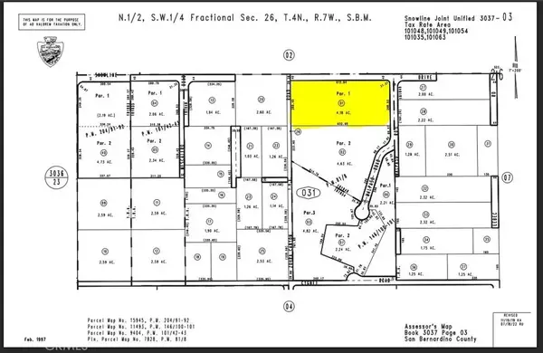 0 Snowline Parcel #3037-031-01, Pinon Hills, CA 92372