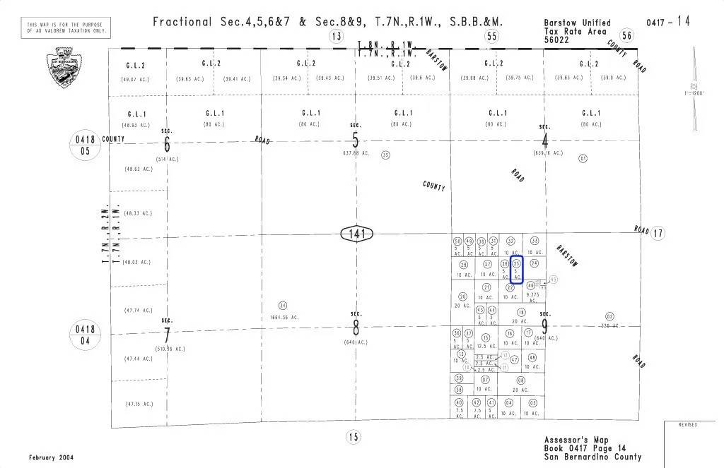 Lucerne Valley, CA 92356,41 Off 247 Highway