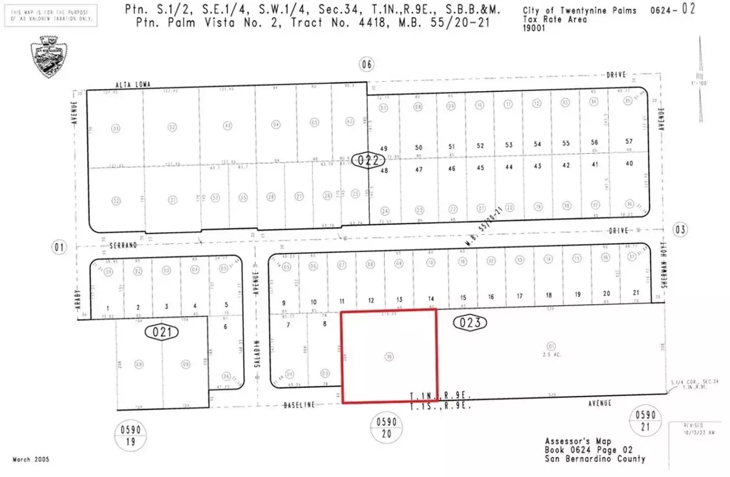 29 Palms, CA 92277,0 Baseline