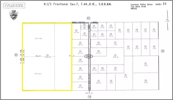 Lucerne Valley, CA 92356,0 Rabbit Springs Road