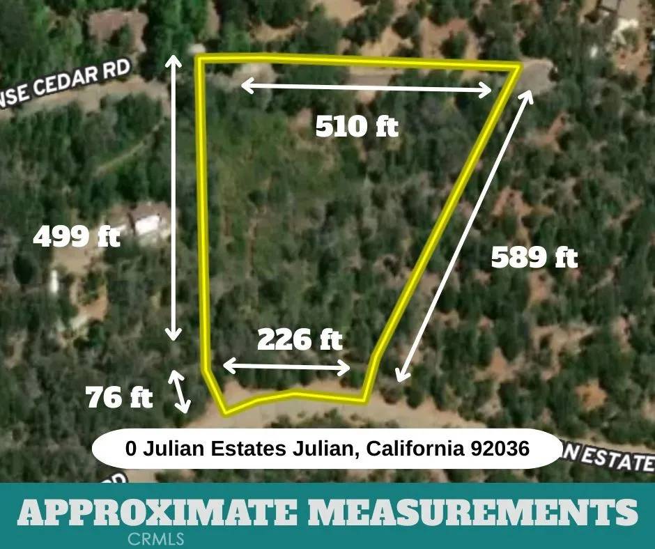 Julian, CA 92036,0 Julian Estates