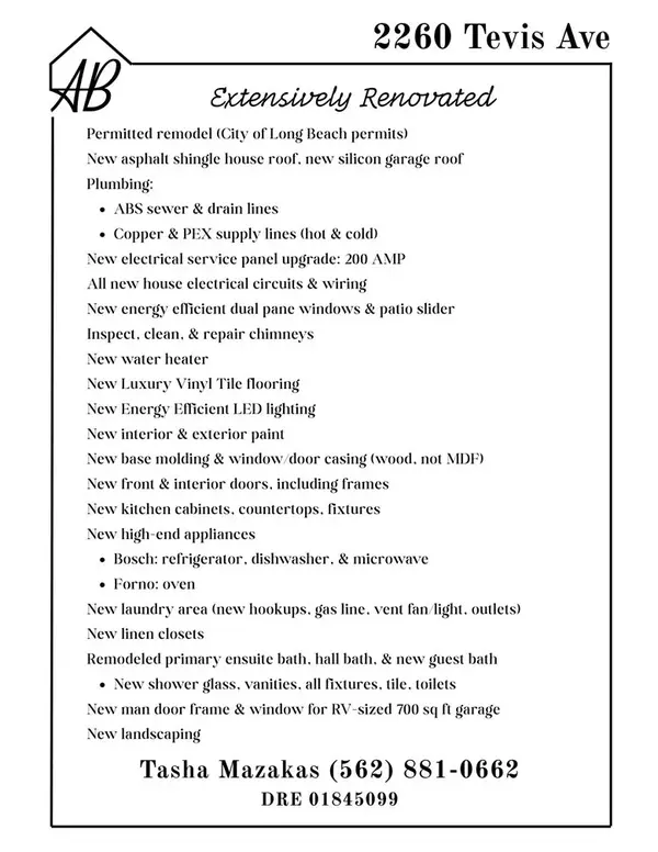 Long Beach, CA 90815,2260 Tevis Avenue