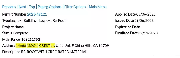 Chino Hills, CA 91709,14660 Moon Crest Lane #F