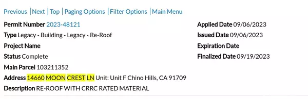 14660 Moon Crest Lane #F, Chino Hills, CA 91709