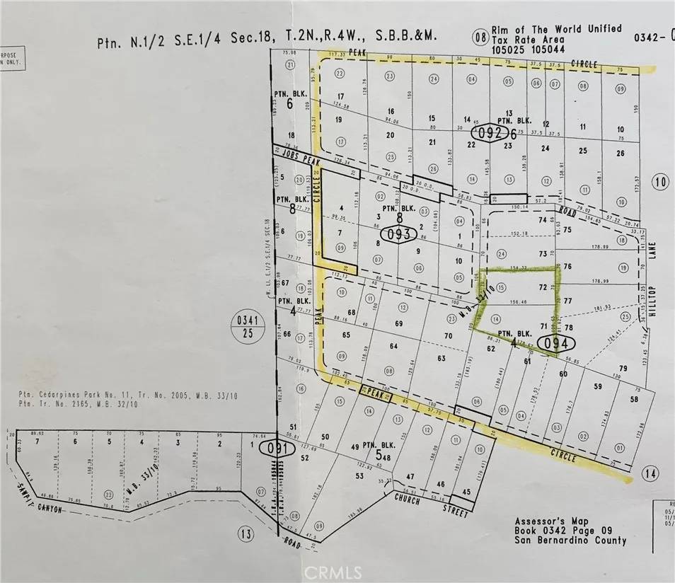0 Peak Circle, Cedarpines Park, CA 92322
