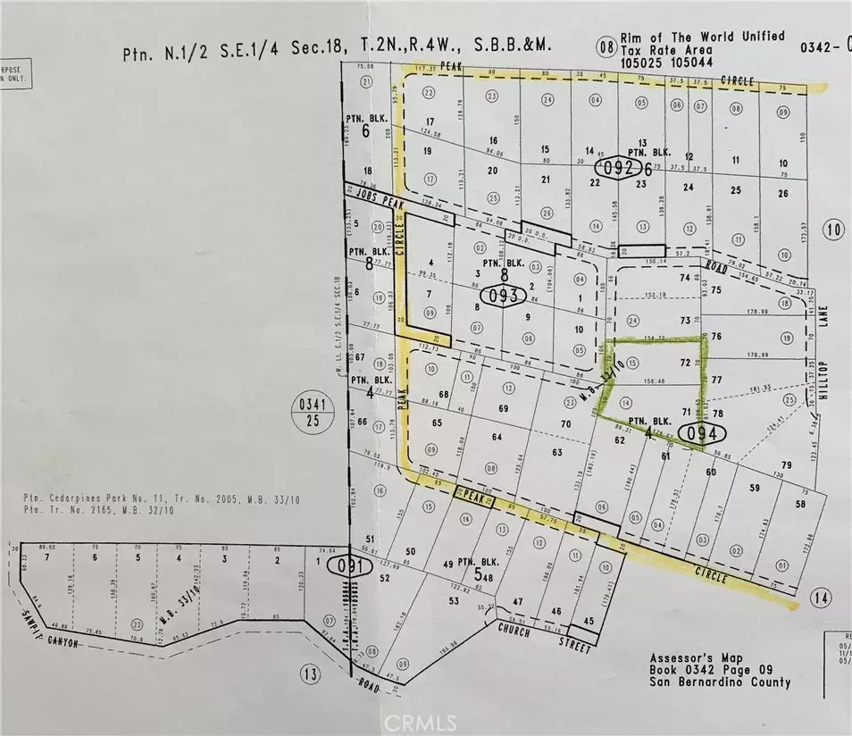 Cedarpines Park, CA 92322,0 Peak Circle