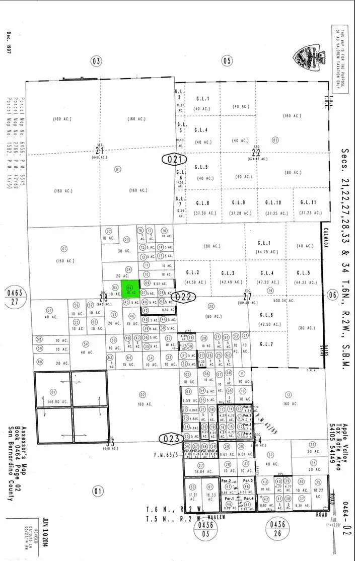 Apple Valley, CA 92307,0 SE 1/4 SW 1/4 NE 1/4 SEC 28 TP 6N R 2W