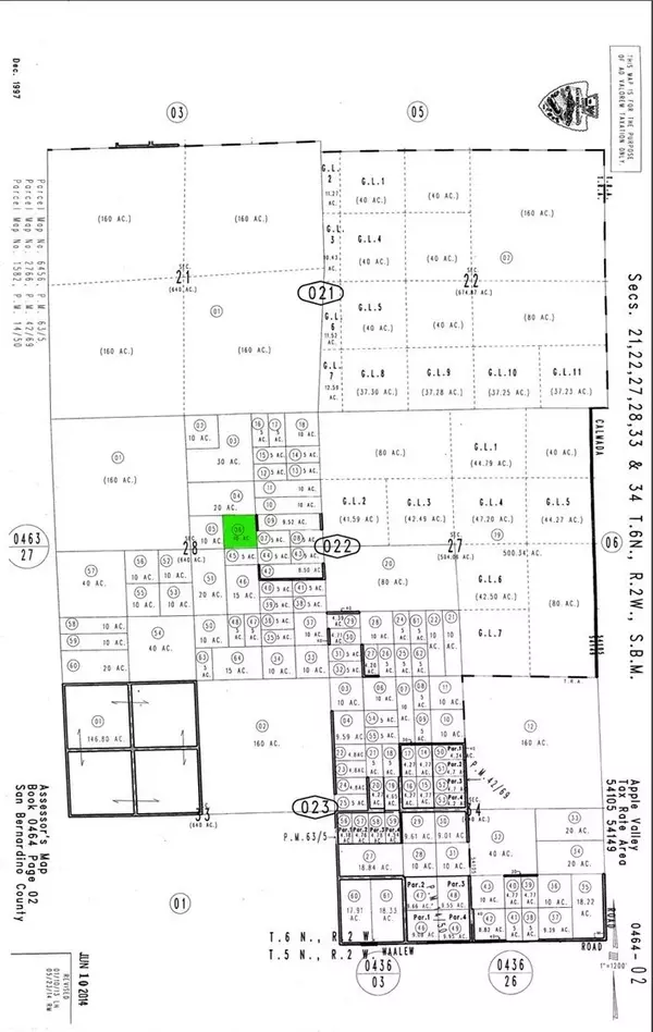 Apple Valley, CA 92307,0 SE 1/4 SW 1/4 NE 1/4 SEC 28 TP 6N R 2W