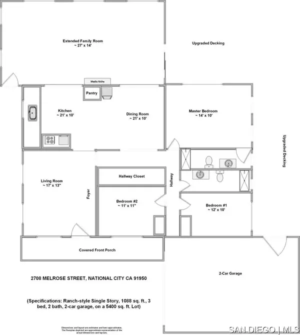 National City, CA 91950,2708 Melrose ST