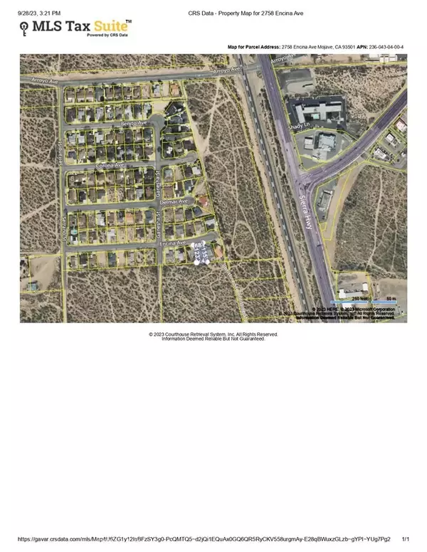 2758 Encina, Mojave, CA 93501