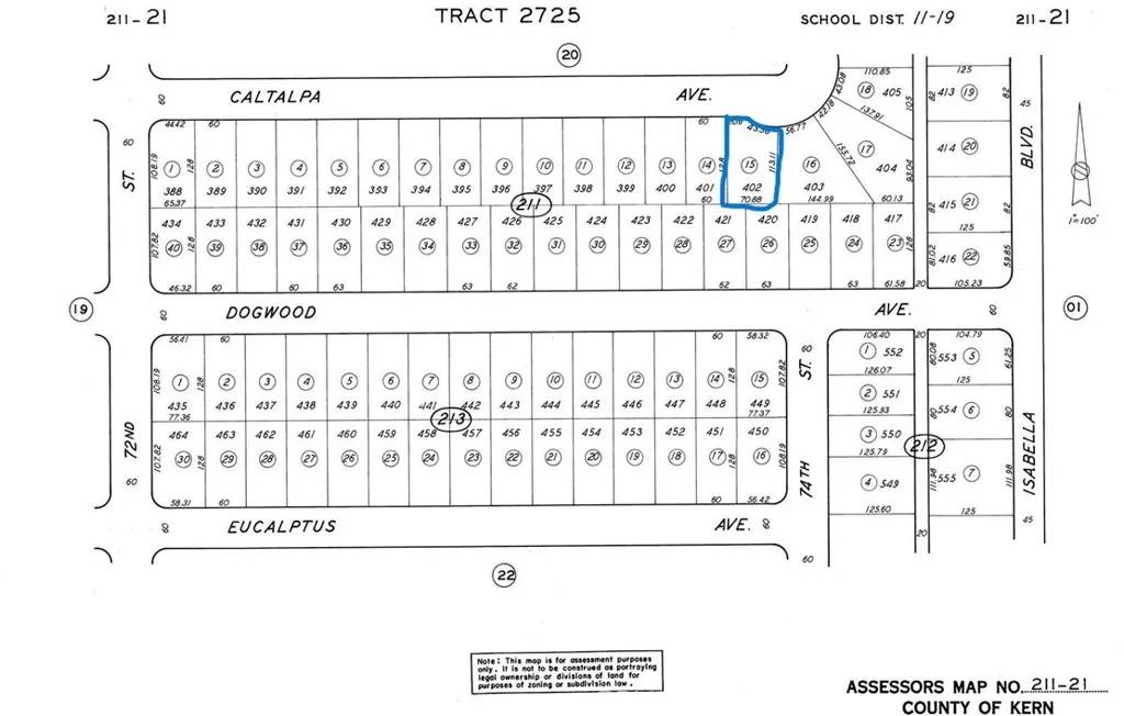 California City, CA 93505,0 Vac Caltalpa Avenue
