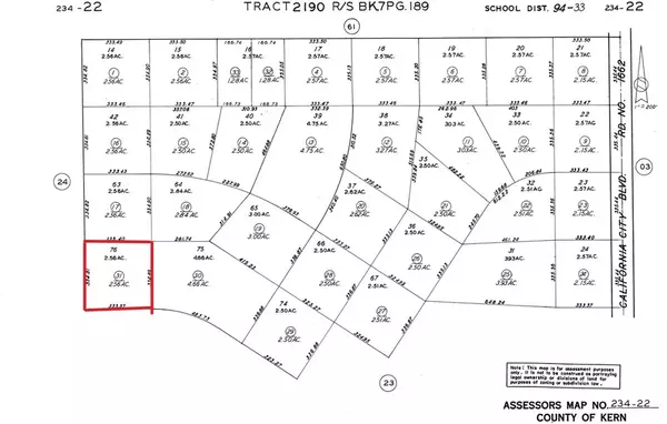 0 Dana Drive and Arguello Street, California City, CA 93501